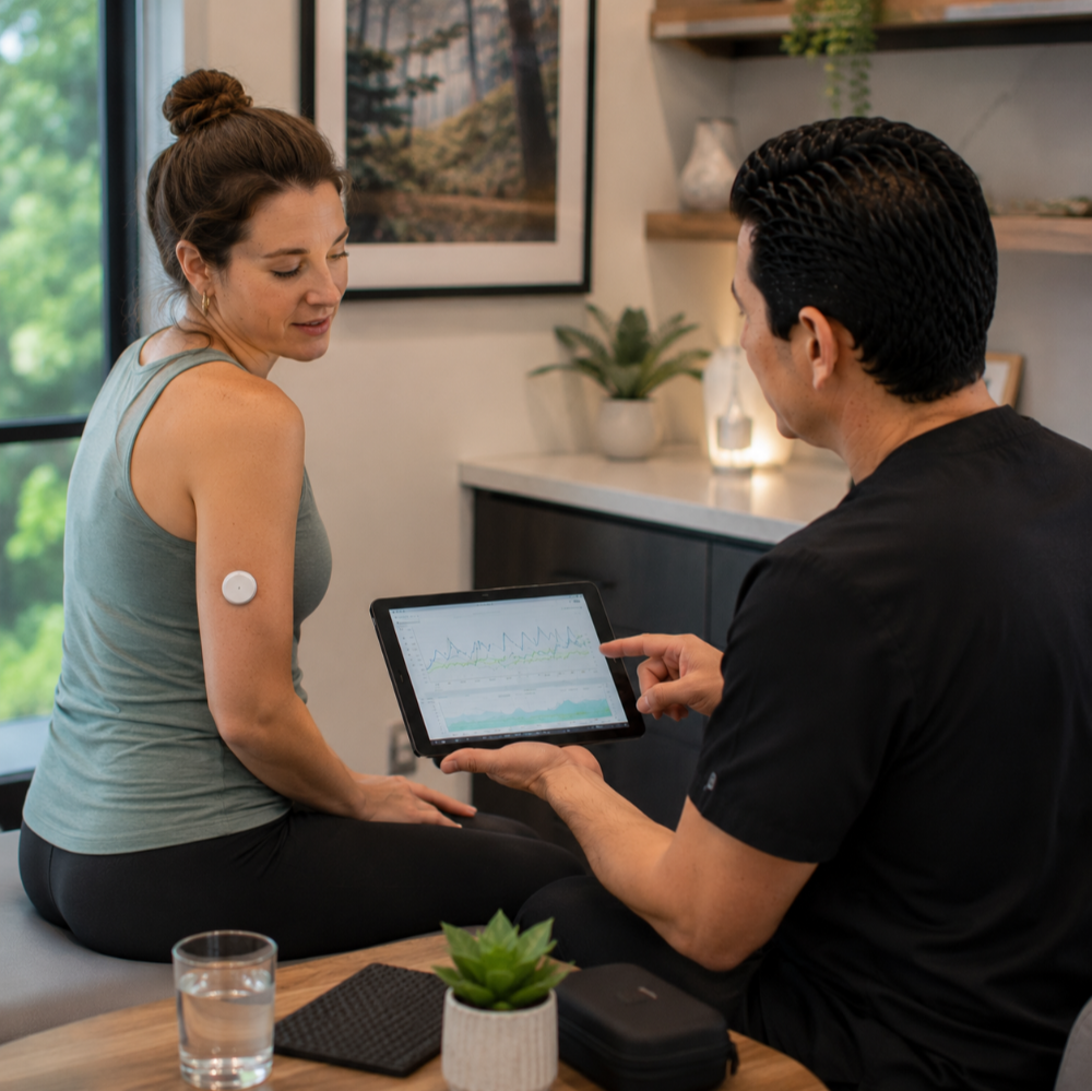 Continuous glucose monitor coaching consultation in Shelton CT.
