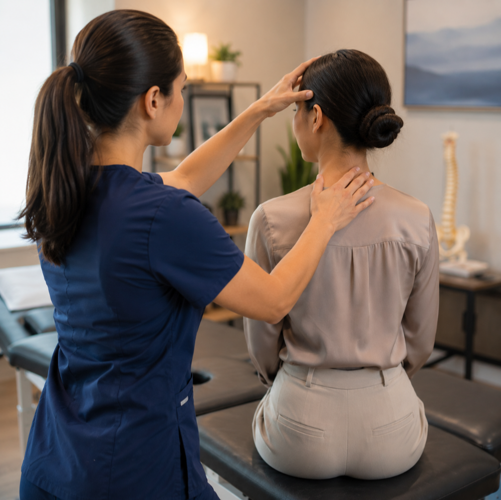 Dry needling consultation for tension headaches and migraines in Shelton CT.